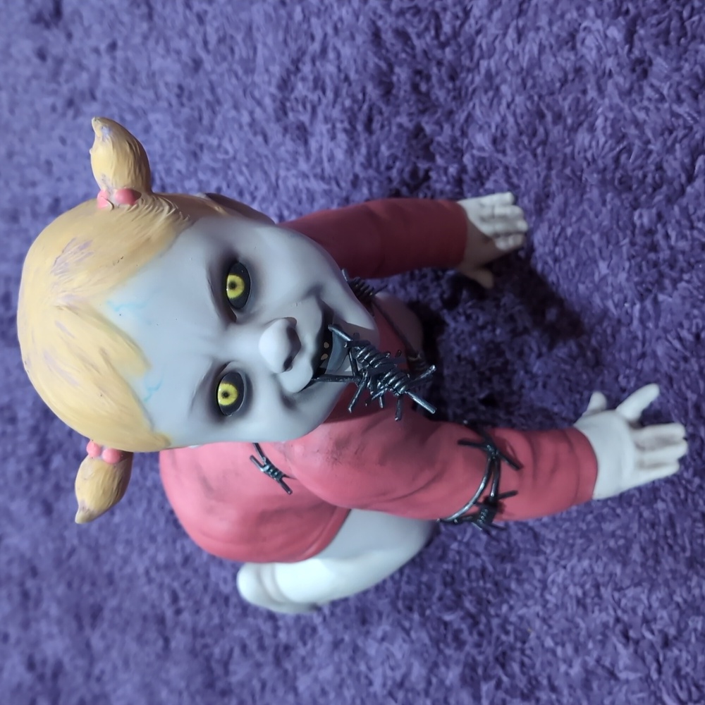 Spirit Halloween Barbara Wire Zombie Baby | Halloween Décor | Horror Décor